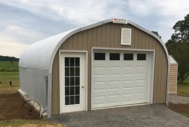 2 Prefabricated Steel Garage Kits