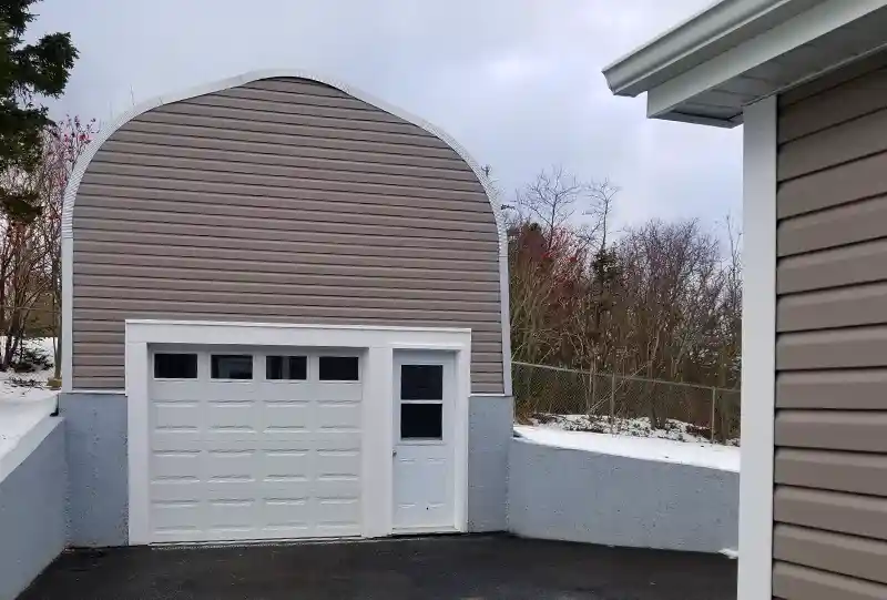 Custom Metal building front finish