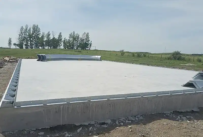 Foundation 8 Steel building foundation