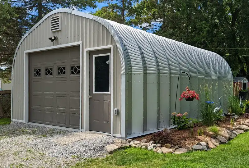 Steel garden shed
