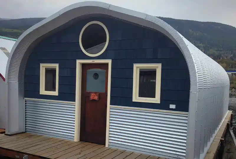 2 metal buildings california