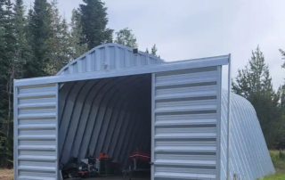 What are Clearance Steel Metal Buildings? 6 steel garage and workshop kits