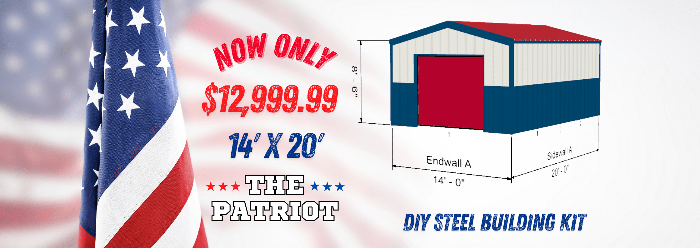 14×20 Steel Building Sale Offer 14x20 Steel Building Sale Offer