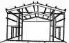 A sketch of a cold formed building frame
